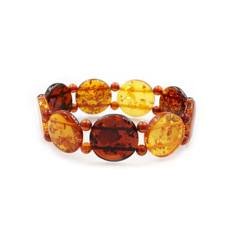 Amber Coin Bracelet