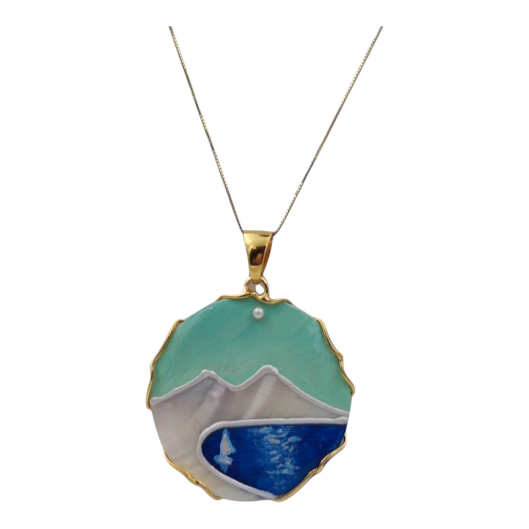 Collana Napoli su madreperla
