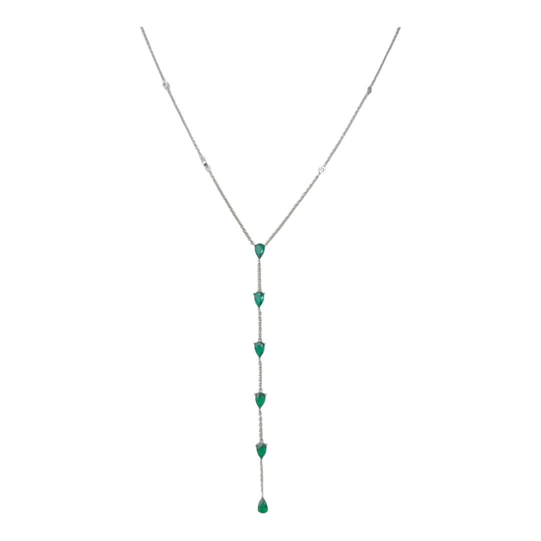 END OF COLLECTION - Chanel necklace in zirconia