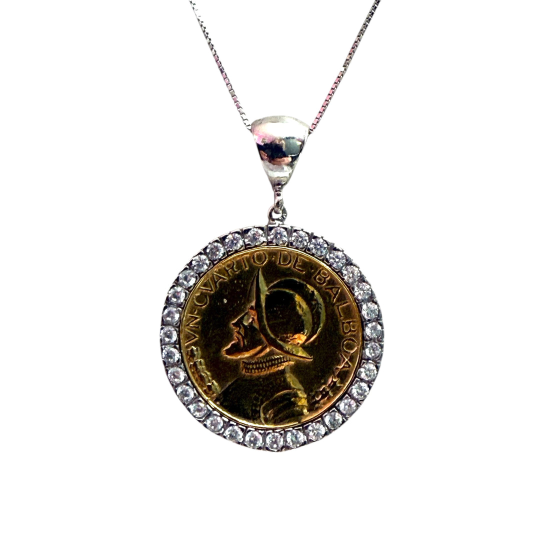 Fine collection - Roman coin necklace in silver