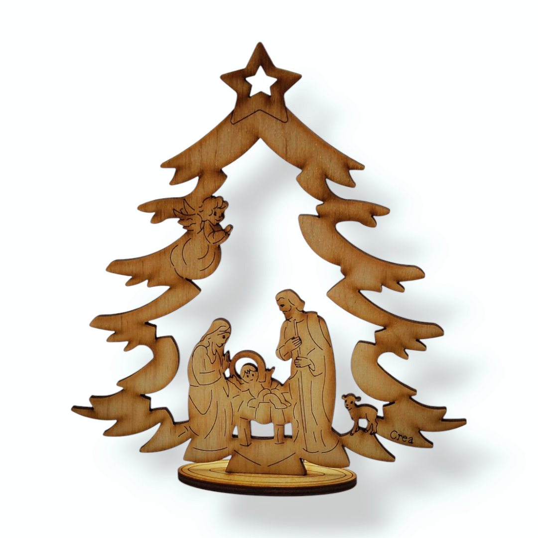 Presepe in legno