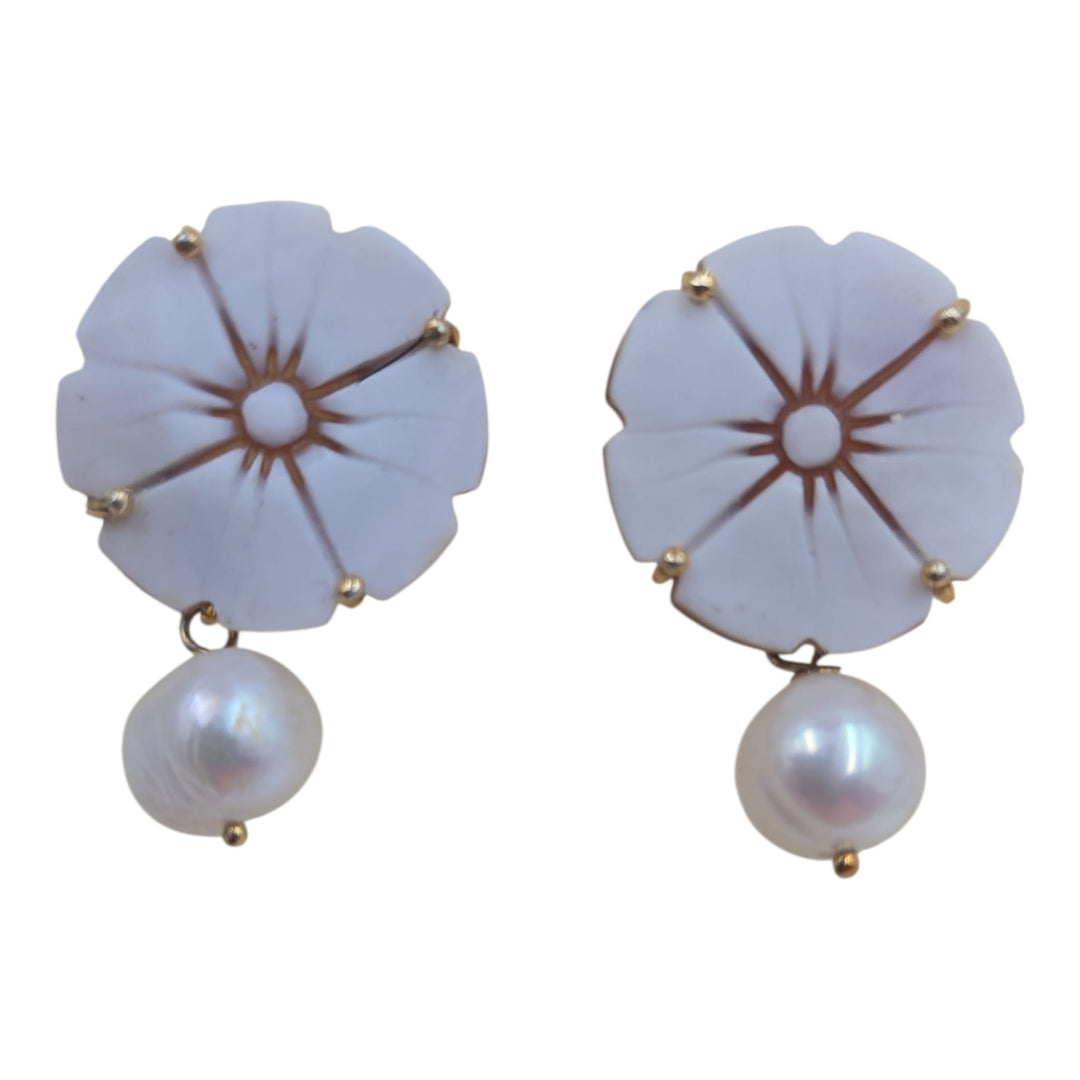Flower earrings