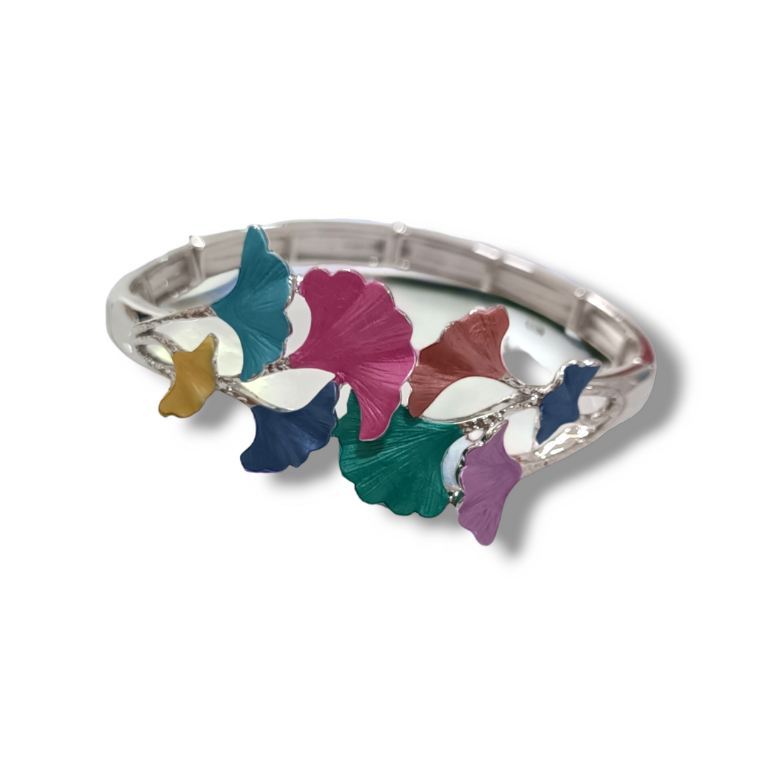 END OF COLLECTION - Steel rainbow bracelet