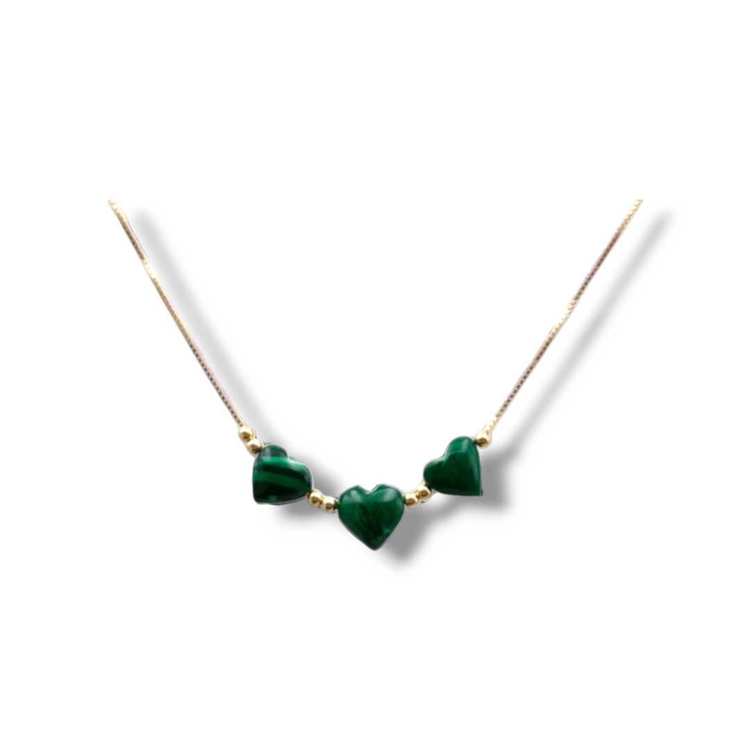 Woven coral necklace