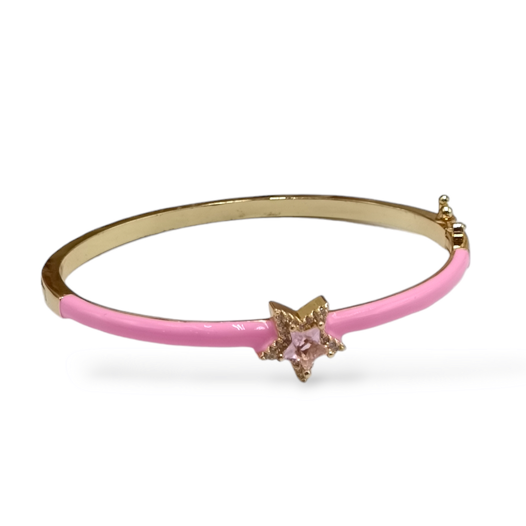 FINE COLLEZIONE - Bracciale stella con zirconi