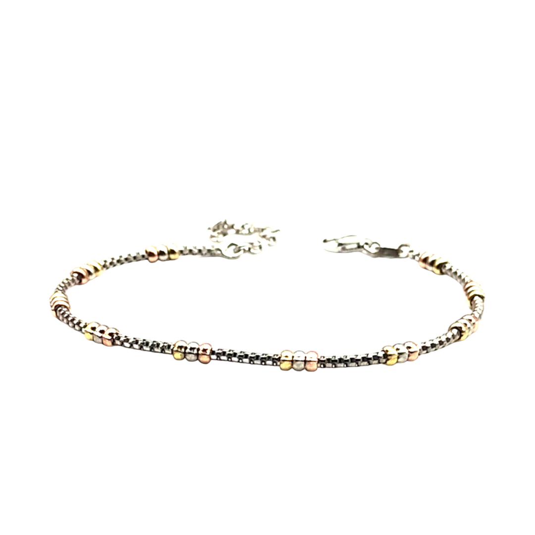 END OF COLLECTION - "Snake" bracelet in silver