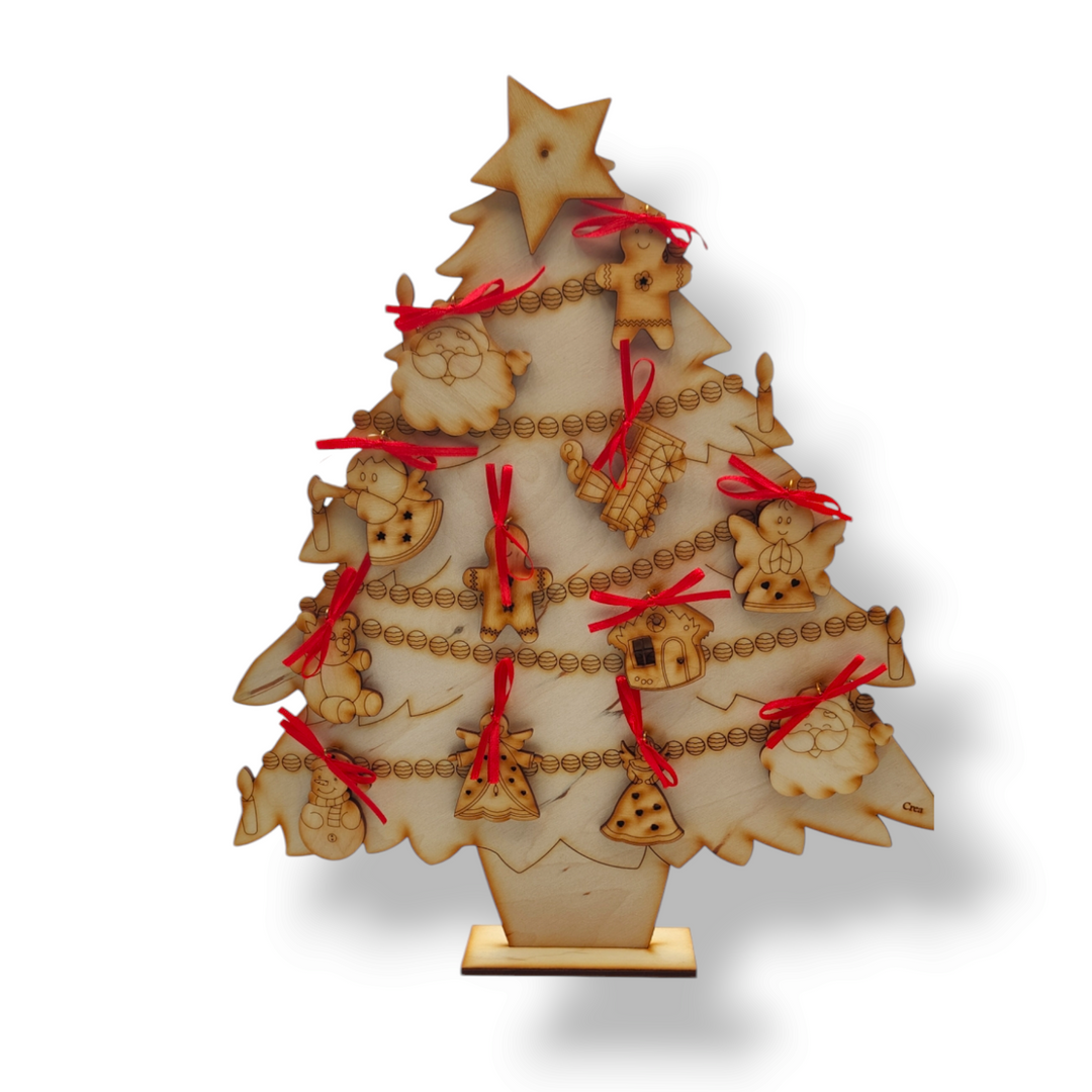 Wooden Christmas Tree of Wonders
