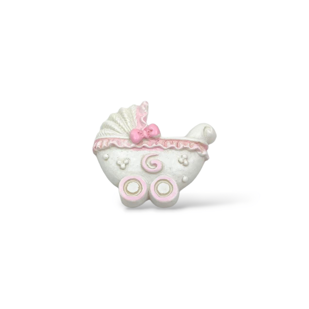 Baptism favor - plaster cradle magnet