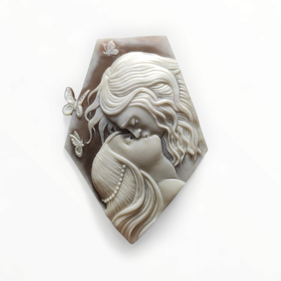 "Love at First Sight" Pendant in Sardonic Cameo