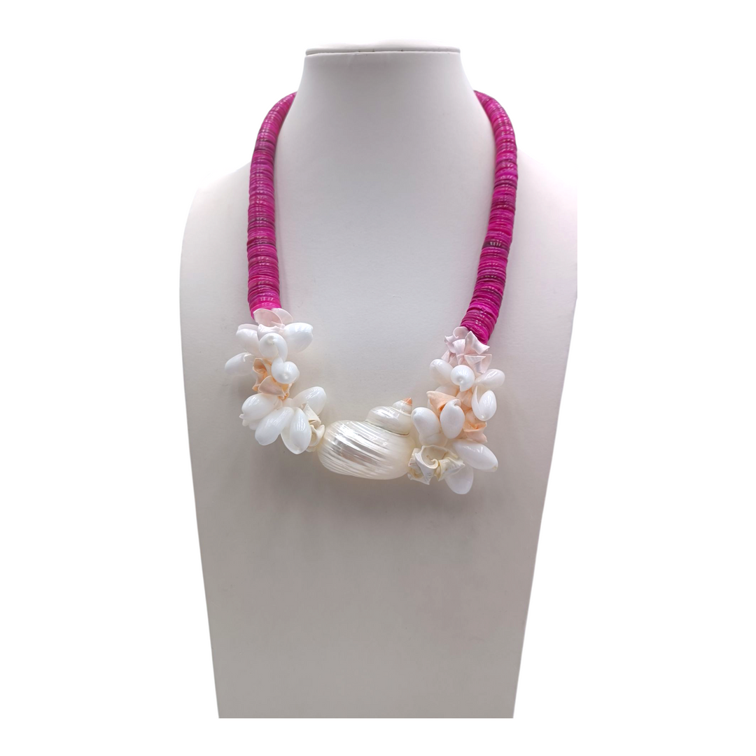 END OF COLLECTION - Mother of Pearl Shell Necklace