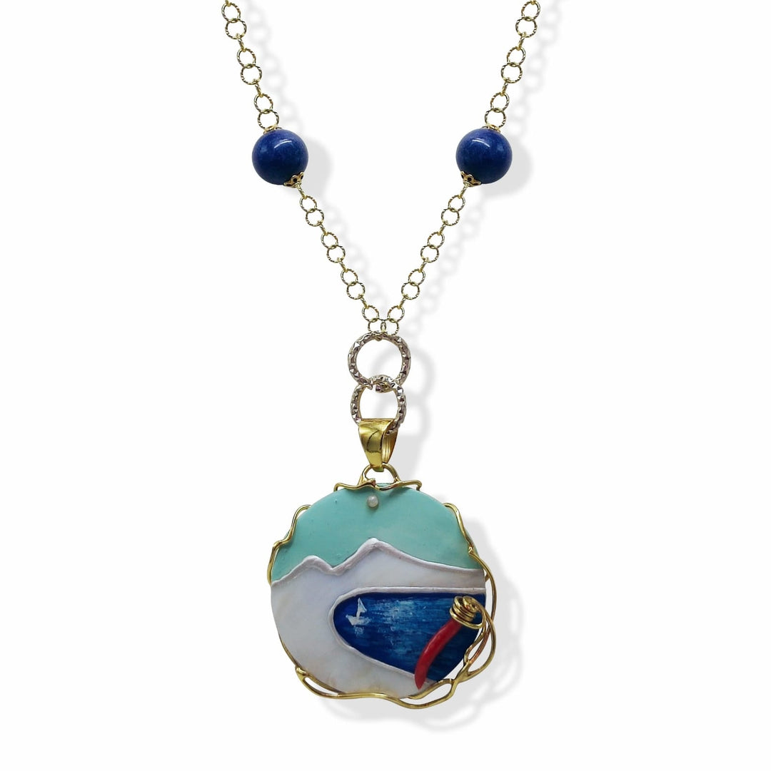 Collana Napoli su madreperla