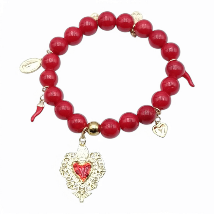 End of collection - sacred heart bracelet