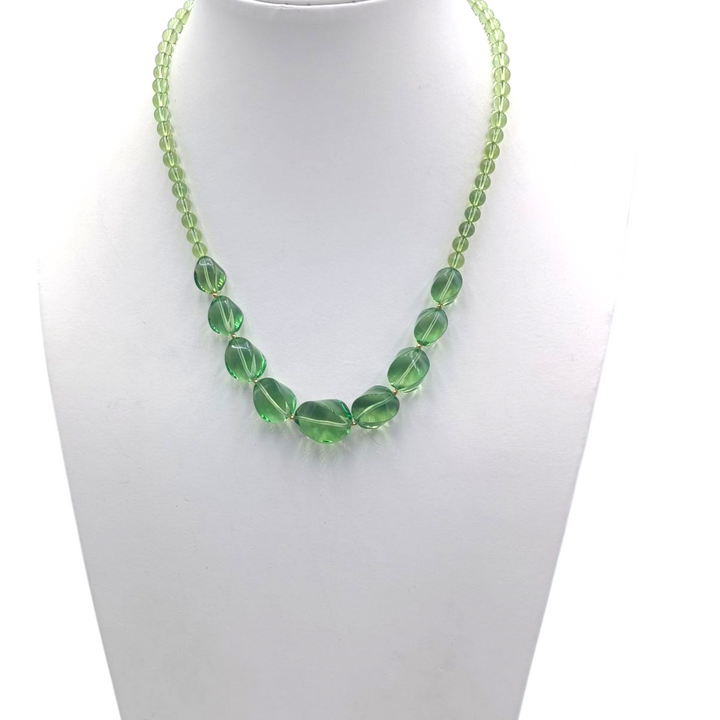 Baltic Green Amber Necklace