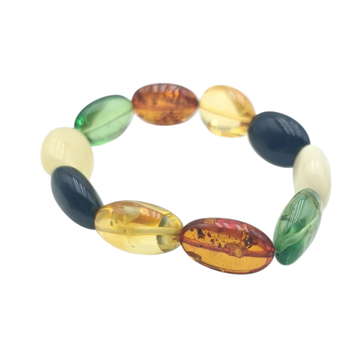 Multicolor Baltic Amber Bracelets