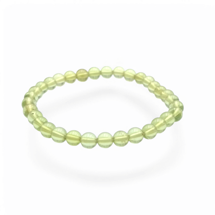 Baltic Green Amber Sphere Bracelet