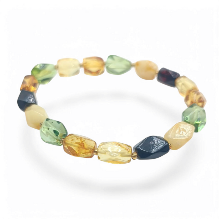 Multicolor Baltic Amber Bracelets