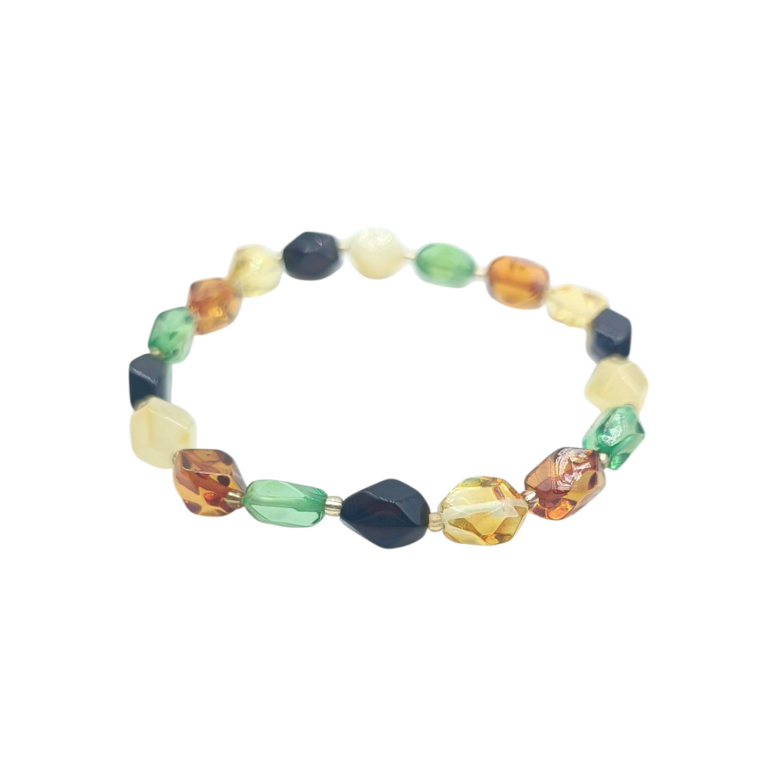 Multicolor Baltic Amber Bracelets