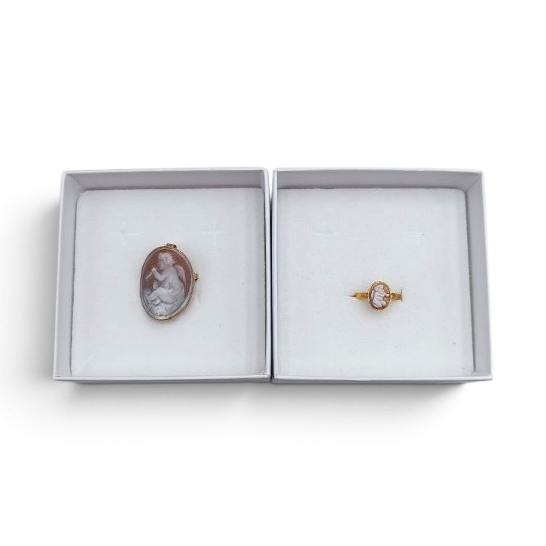 Confezione Le Nataline Cammeo montato in Argento