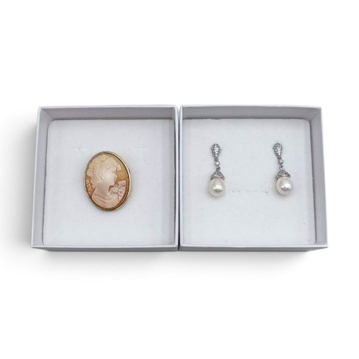 Confezione Le Nataline Cammeo montato in Argento