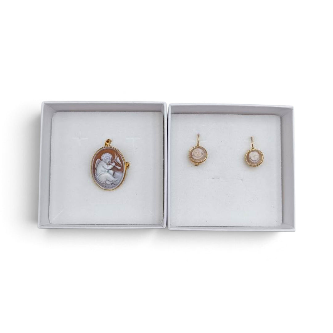Confezione Le Nataline Cammeo montato in Argento