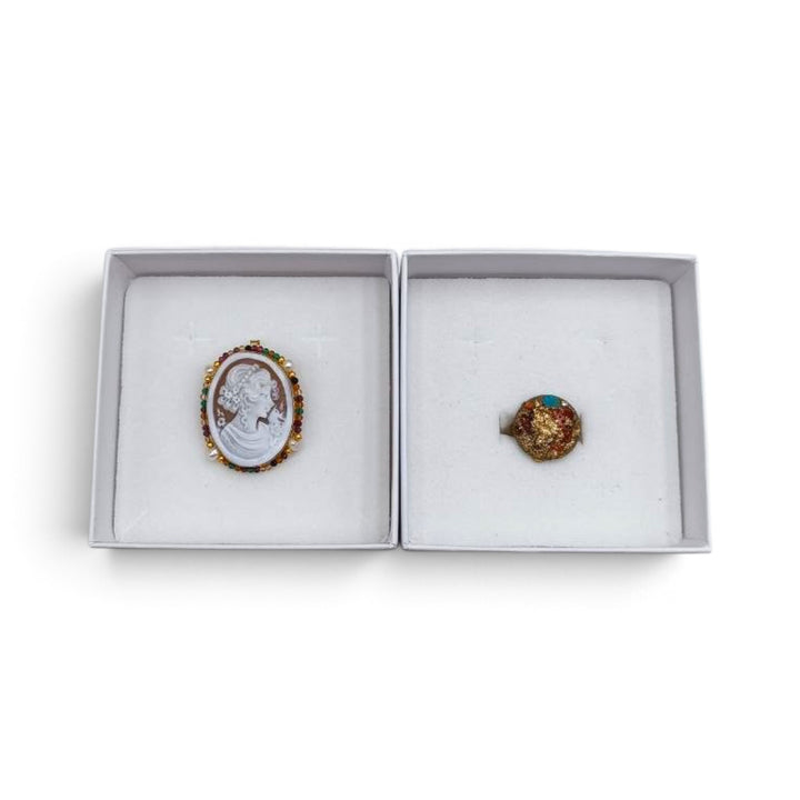Confezione Le Nataline Cammeo montato in Argento