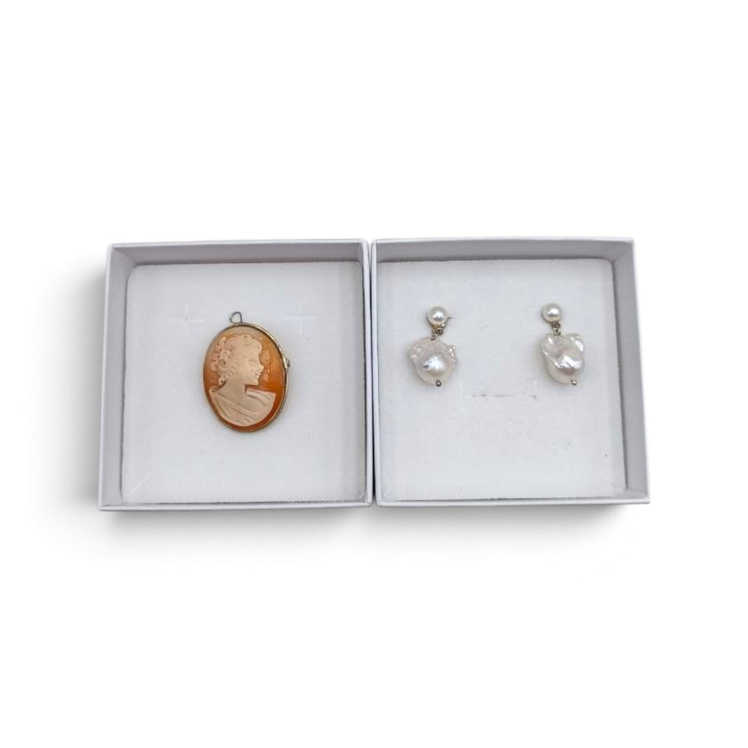 Confezione Le Nataline Cammeo montato in Argento