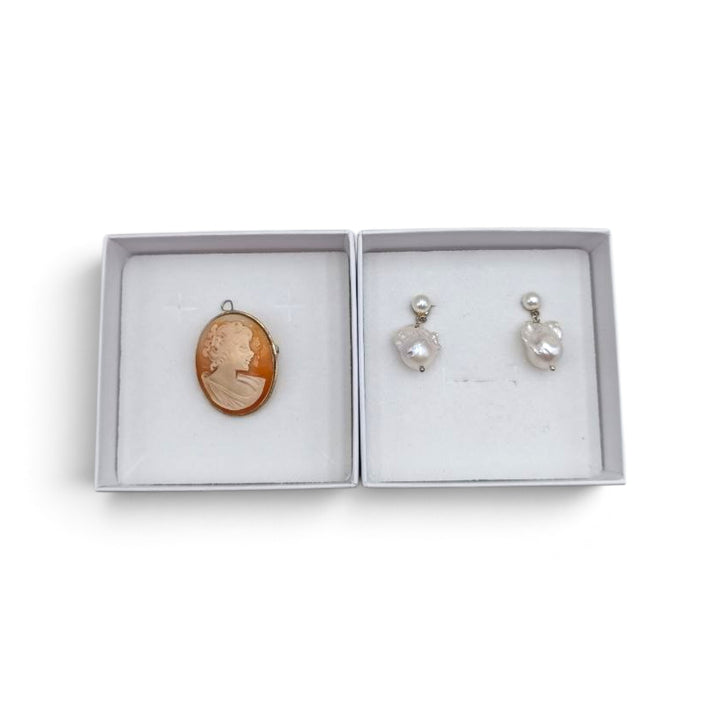 Confezione Le Nataline Cammeo montato in Argento