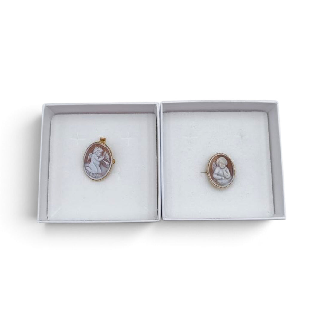 Confezione Le Nataline Cammeo montato in Argento