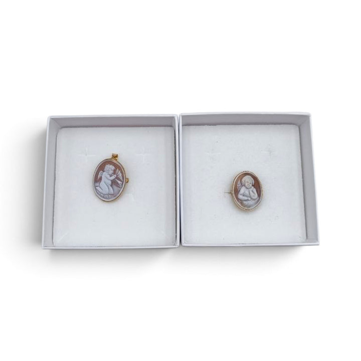 Confezione Le Nataline Cammeo montato in Argento