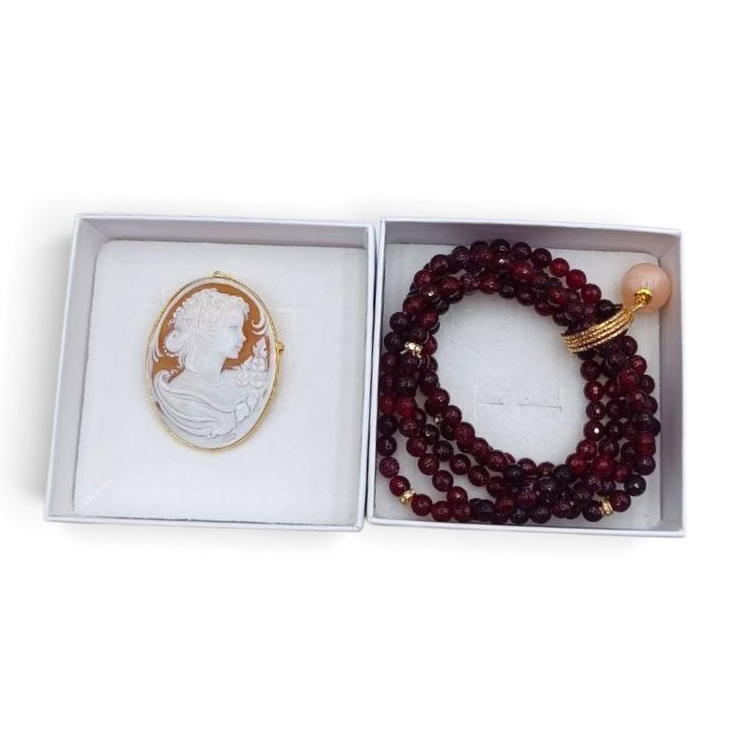 Confezione Le Nataline Cammeo montato in Argento