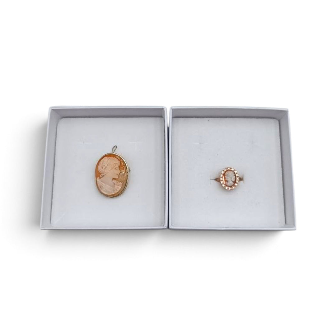 Confezione Le Nataline Cammeo montato in Argento