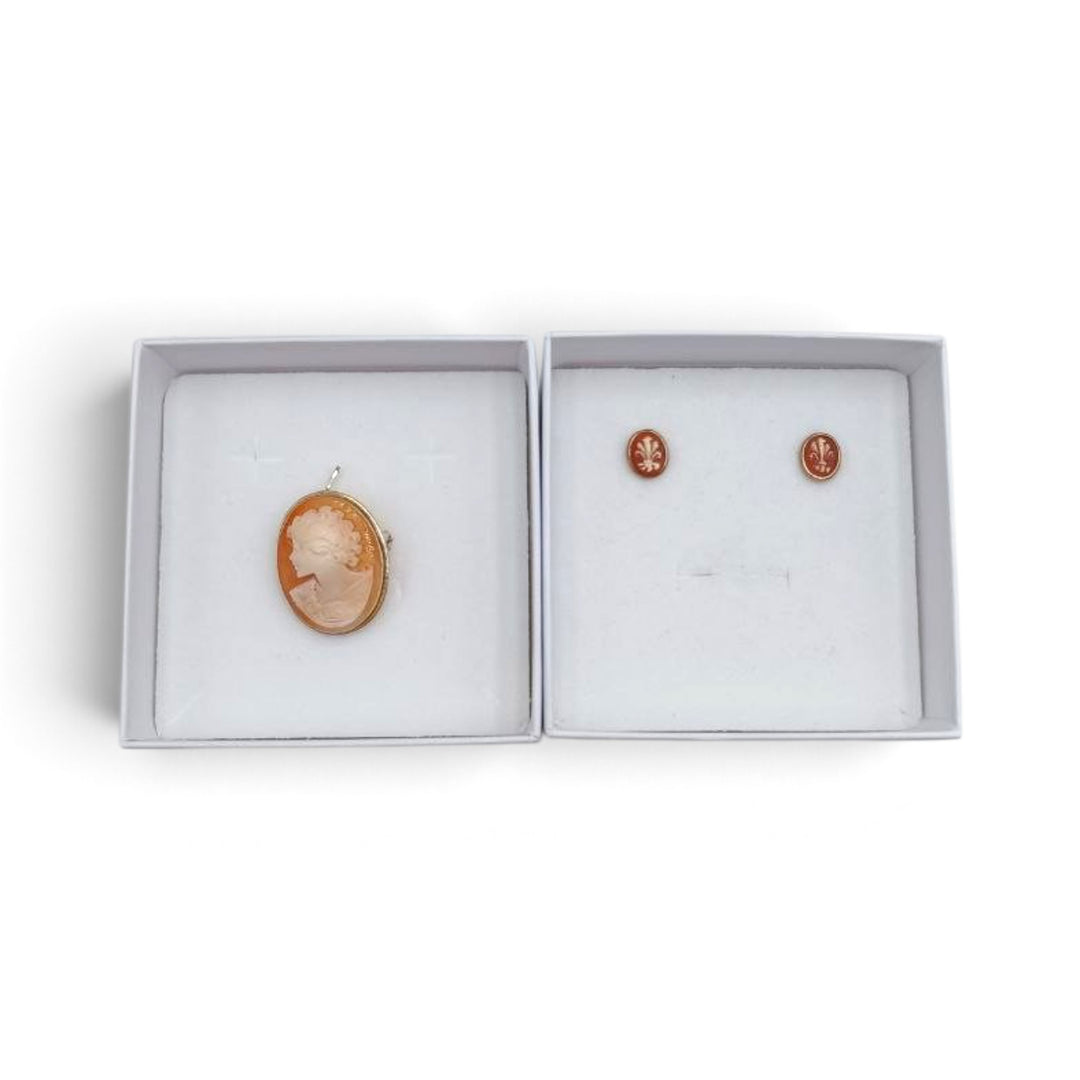 Confezione Le Nataline Cammeo montato in Argento