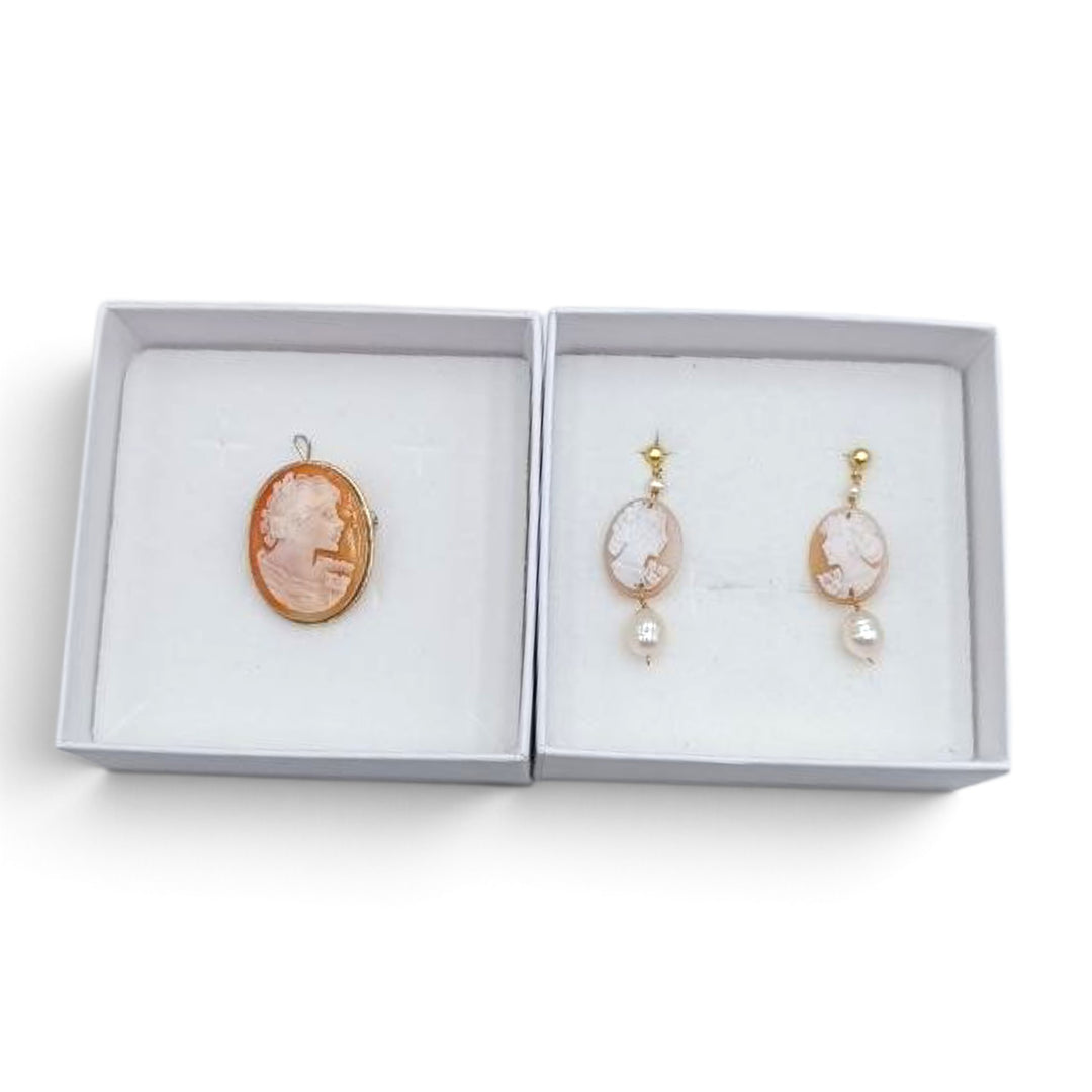 Confezione Le Nataline Cammeo montato in Argento