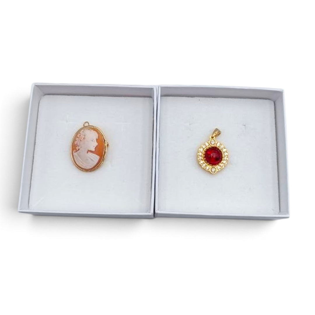 Confezione Le Nataline Cammeo montato in Argento