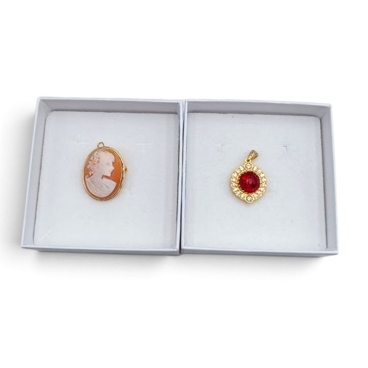 Confezione Le Nataline Cammeo montato in Argento