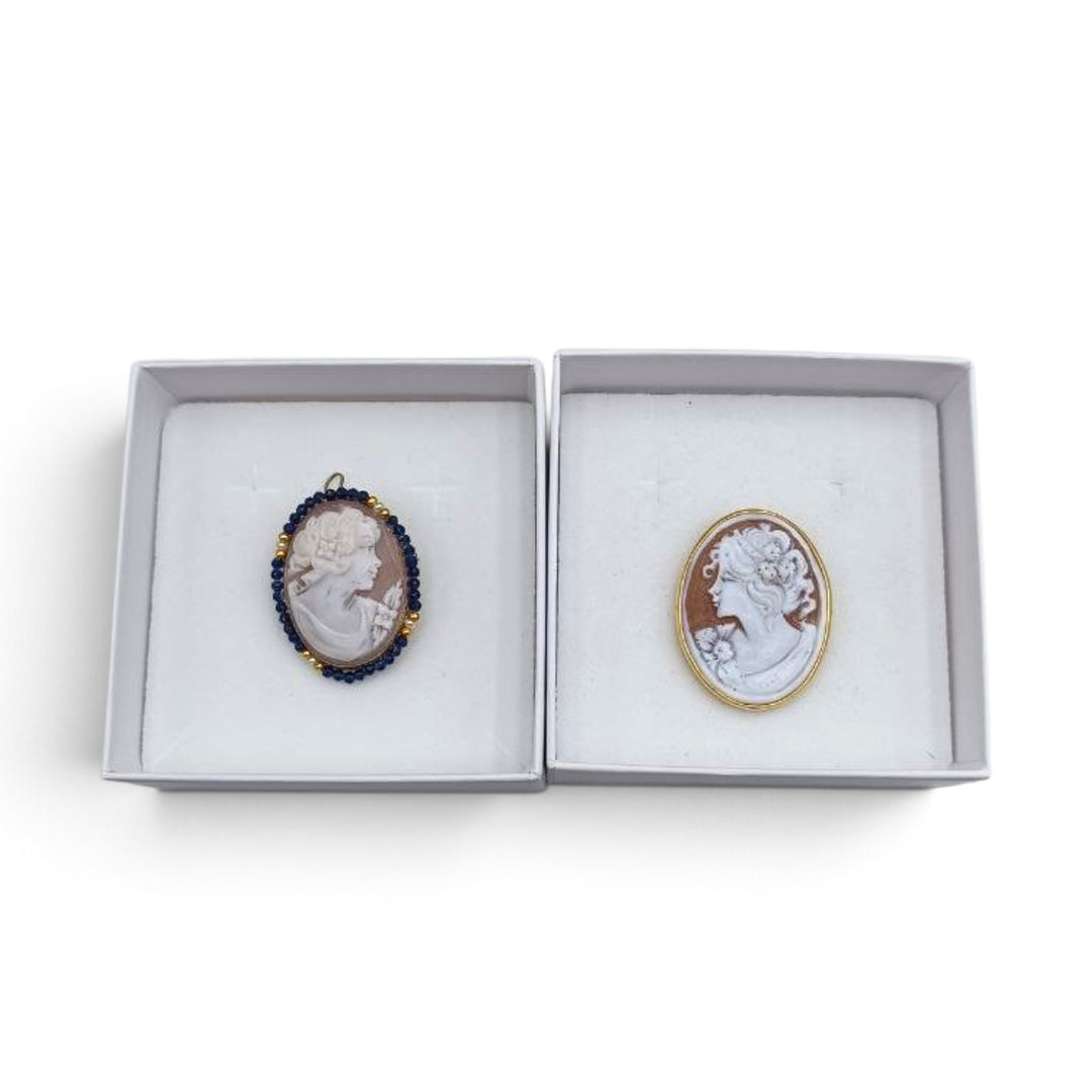 Confezione Le Nataline Cammeo montato in Argento