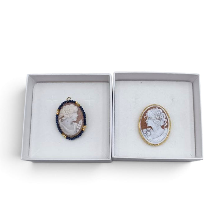 Confezione Le Nataline Cammeo montato in Argento