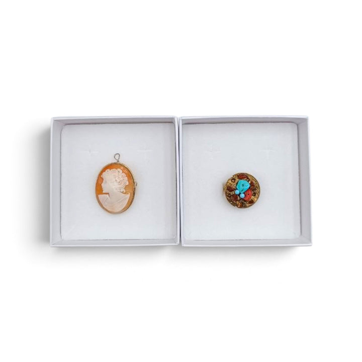 Confezione Le Nataline Cammeo montato in Argento