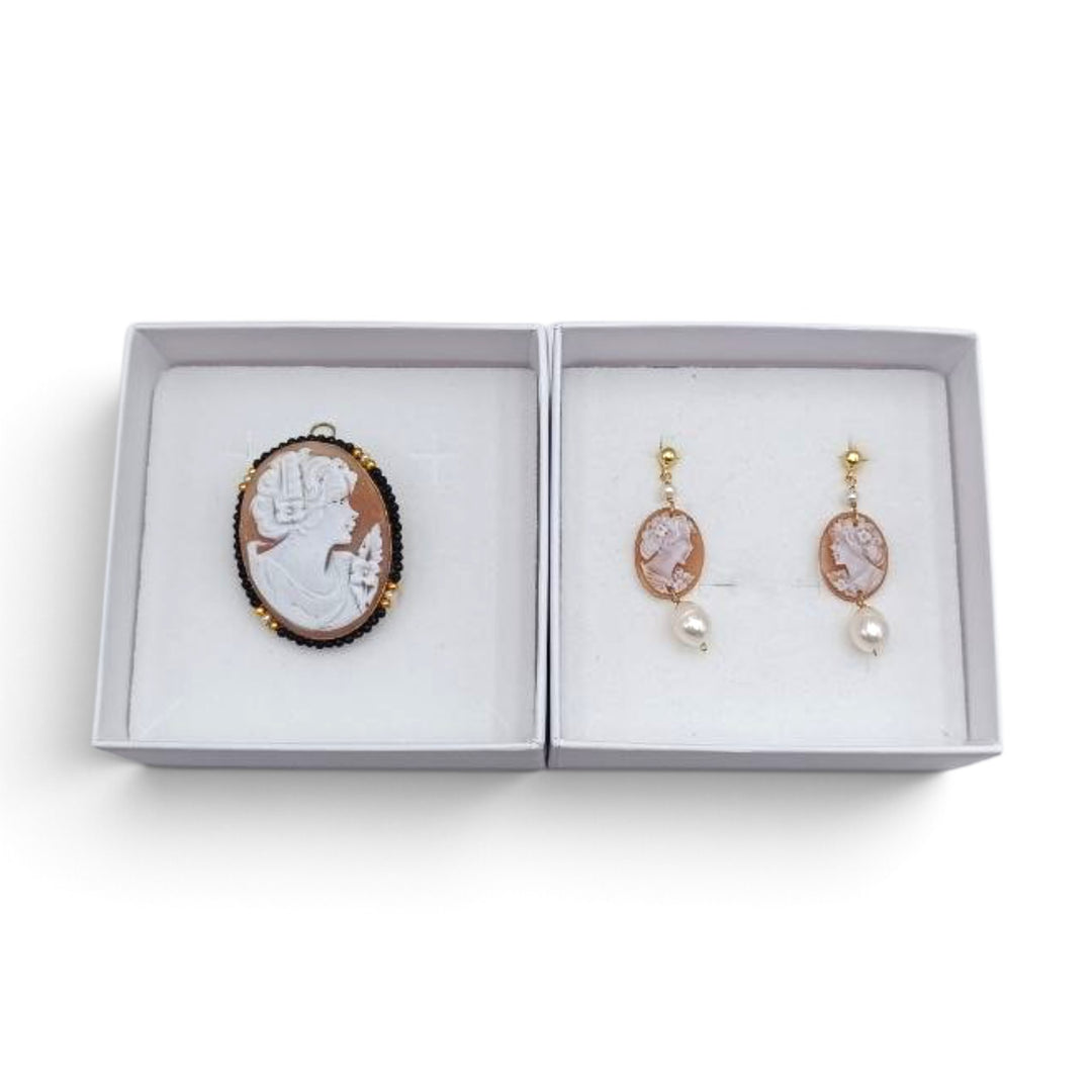 Confezione Le Nataline Cammeo montato in Argento