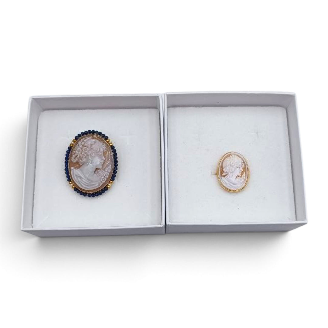 Confezione Le Nataline Cammeo montato in Argento