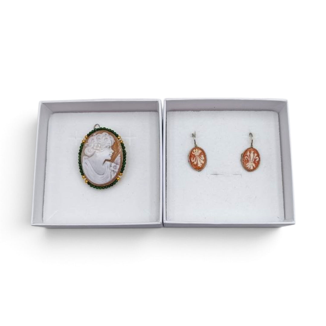 Confezione Le Nataline Cammeo montato in Argento
