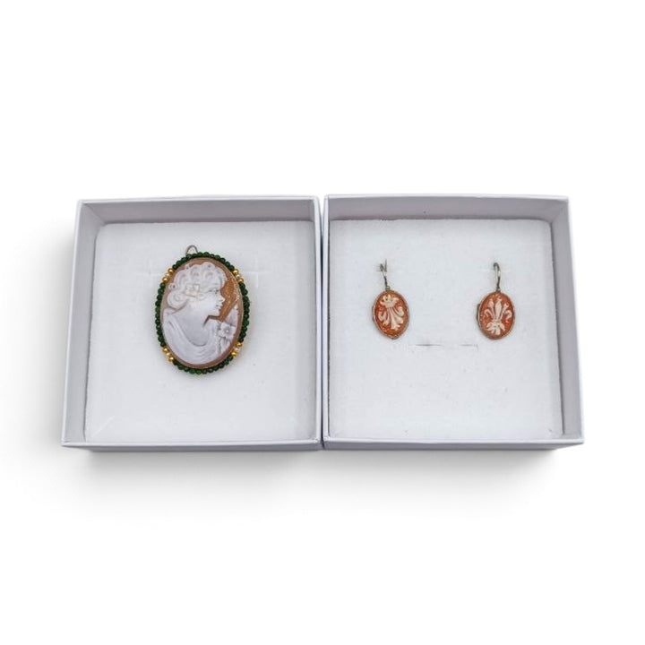 Confezione Le Nataline Cammeo montato in Argento
