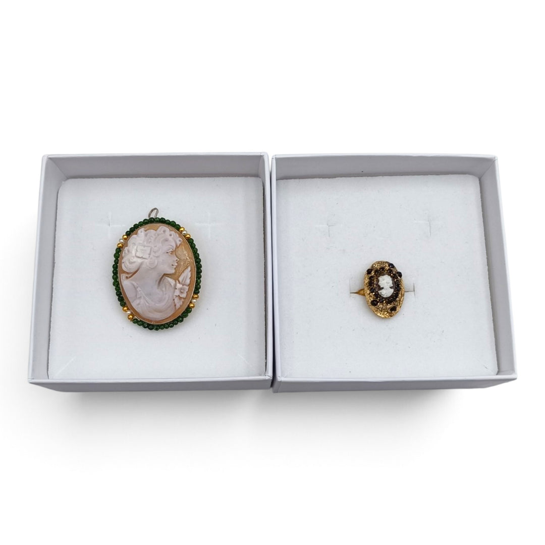 Confezione Le Nataline Cammeo montato in Argento