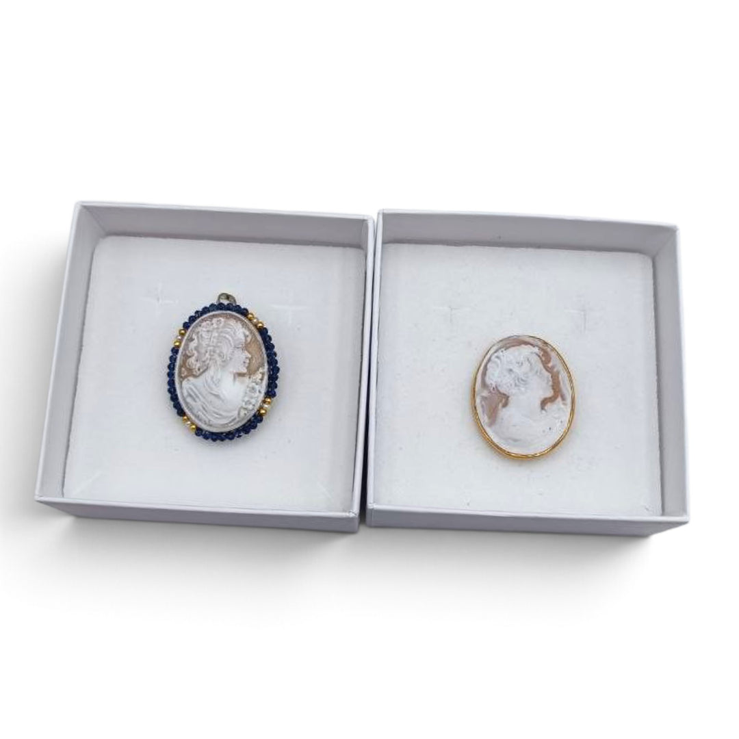Confezione Le Nataline Cammeo montato in Argento