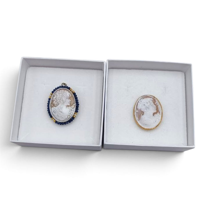 Confezione Le Nataline Cammeo montato in Argento