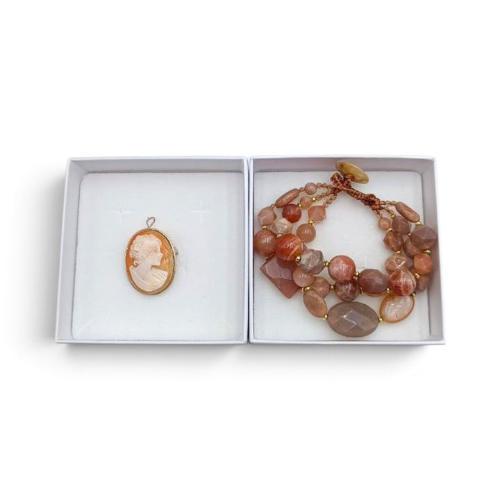 Confezione Le Nataline Cammeo montato in Argento