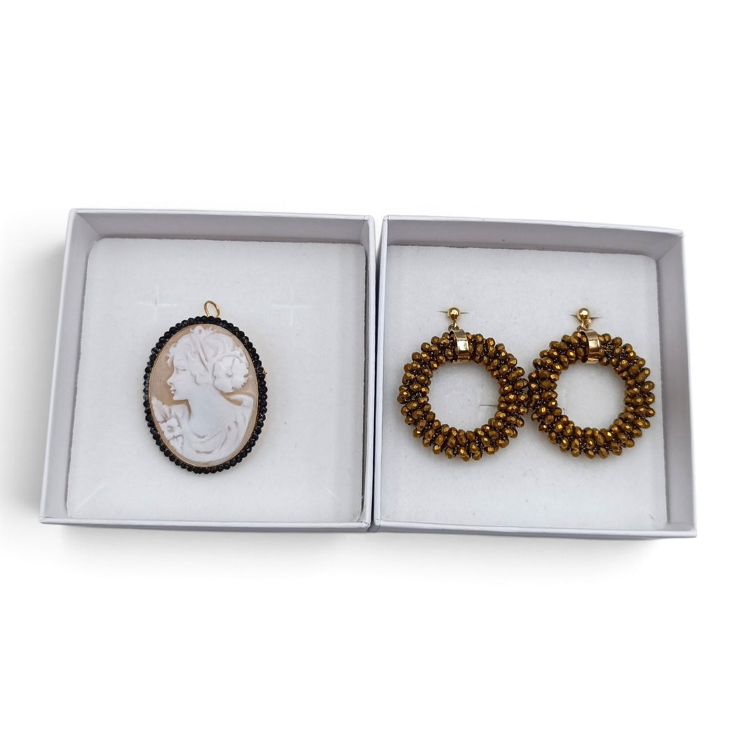 Confezione Le Nataline Cammeo montato in Argento