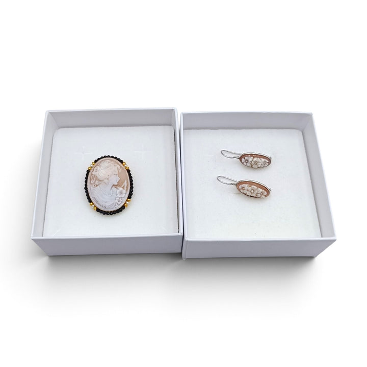 Confezione Le Nataline Cammeo montato in Argento