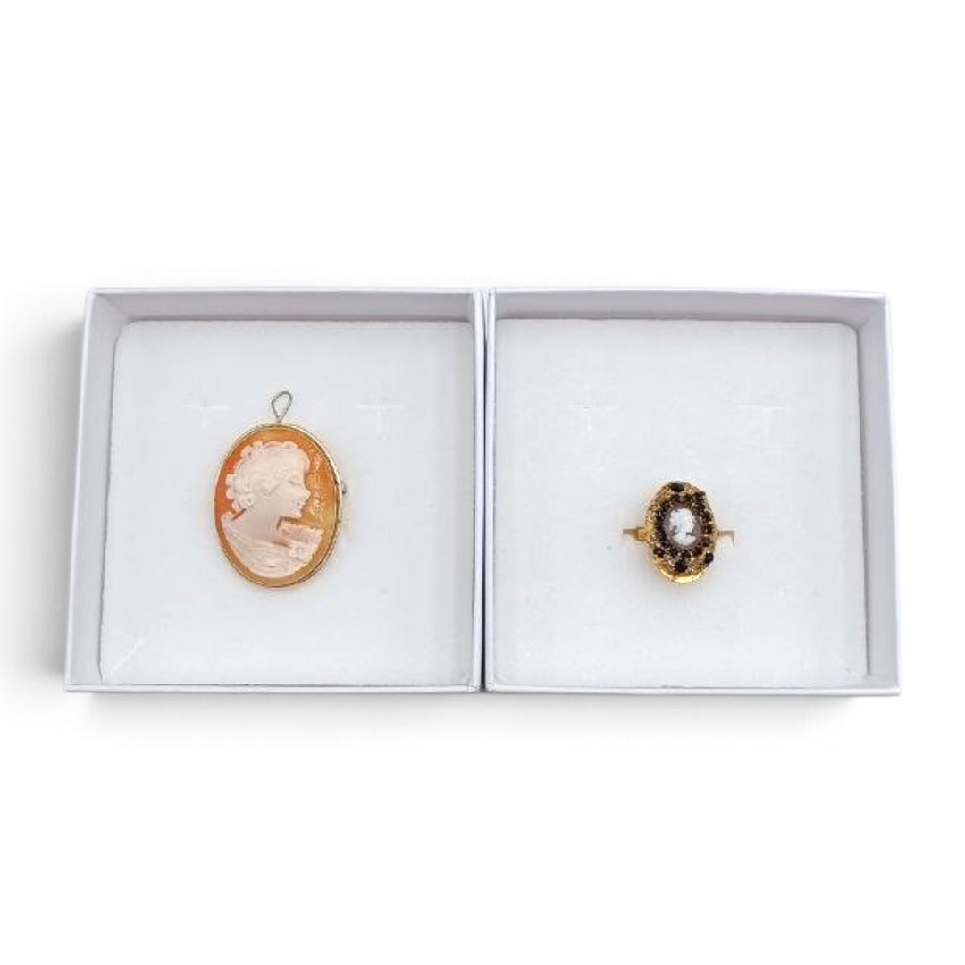Confezione Le Nataline Cammeo montato in Argento