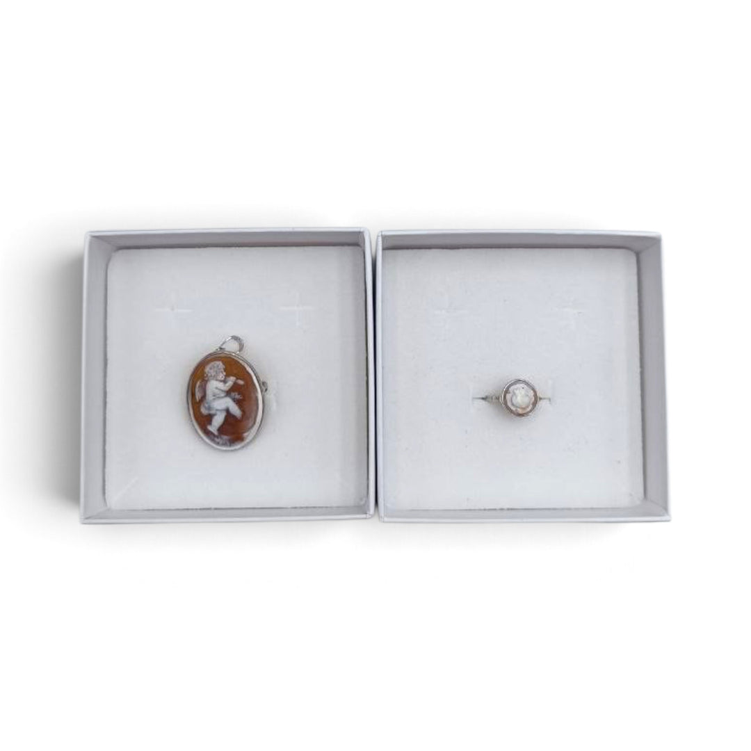 Confezione Le Nataline Cammeo montato in Argento